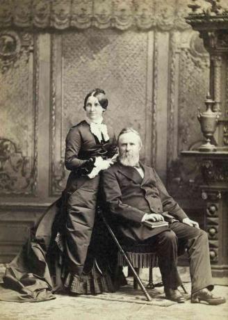 Rutherford B. Hayes i njegova supruga Lucy Webb Hayes