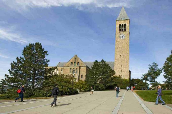 McGraw Tower and Chimes, kampus Sveučilišta Cornell, Ithaca, New York