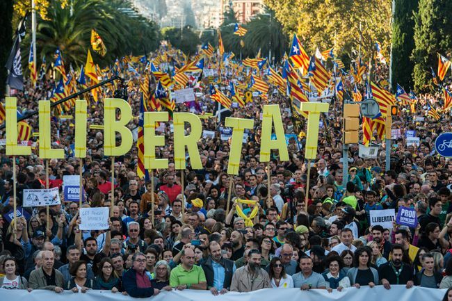 Katalonski separatistički demonstranti prosvjeduju protiv policijske taktike