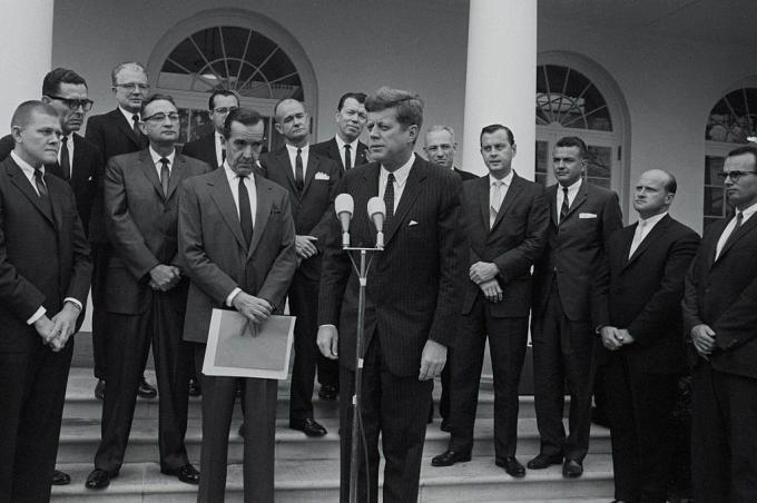 Predsjednik Kennedy s Edwardom R. Murrow