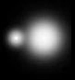 Ovo je fotografija ionske veze dva atoma.