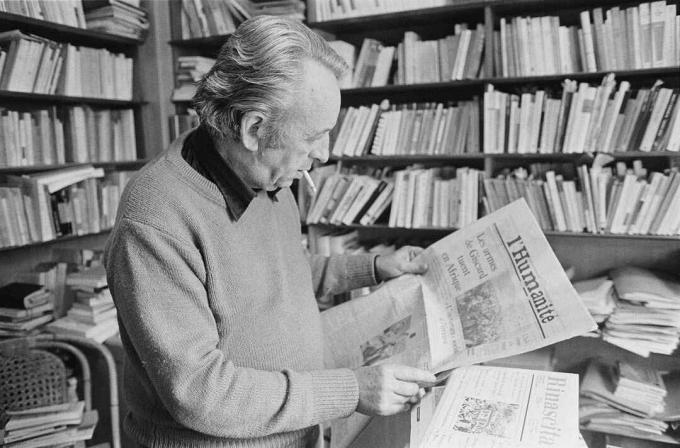 Filozof Louis Althusser Reading