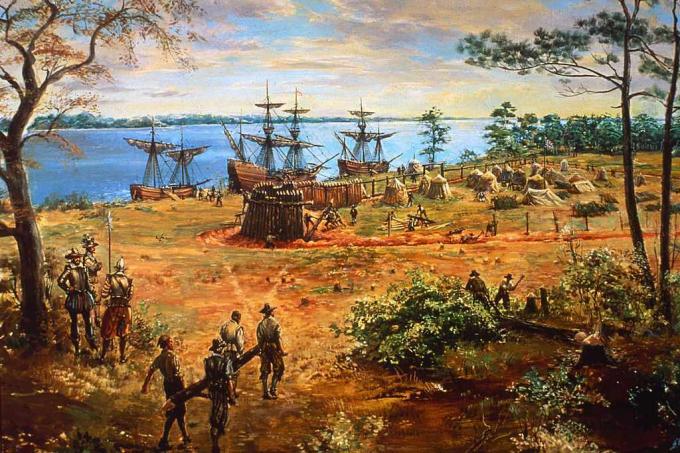 Kolonija Jamestown, Virginia, 1607