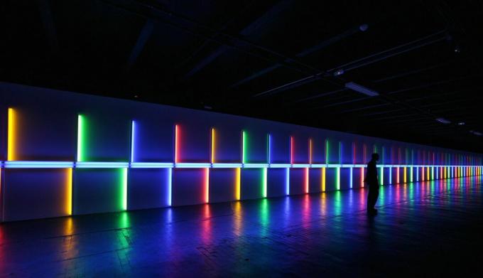 dan flavin do Saskia