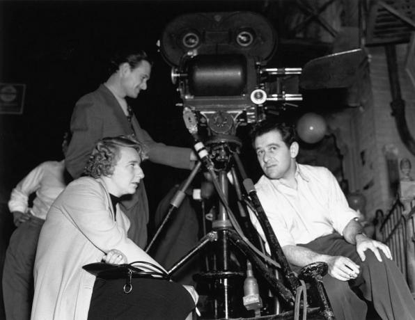 Dramatičarka Lillian Hellman s redateljem Williamom Wylerom