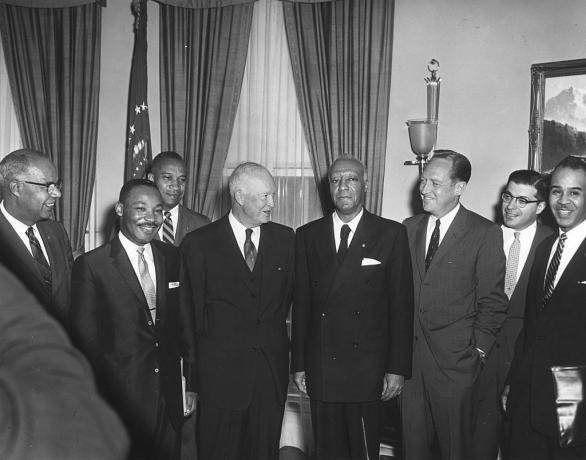 Eisenhower se susreće s aktivistima za građanska prava