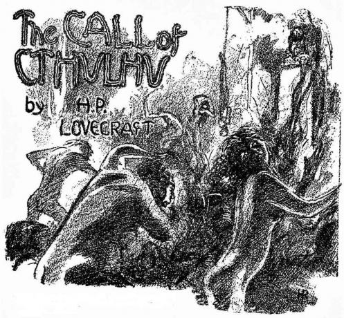 Poziv Cthulhua od H. P. Lovecraft omot At