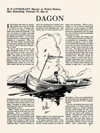 H. P. Lovecraft's Dagon