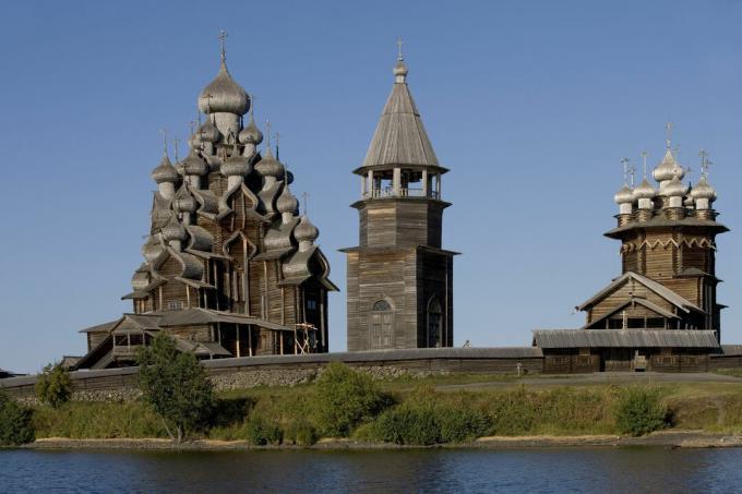 Crkva Preobraženja, drvena ruska crkva na otoku Kizhi, preko 20 lukova luka