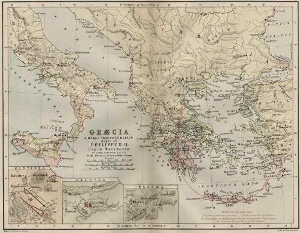 Karta drevne Grčke