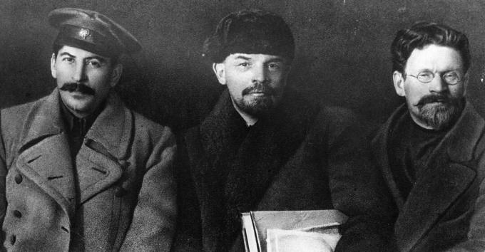 Joseph Stalin, Vladimir Ilyich Lenin i Mihail Ivanovič Kalinin