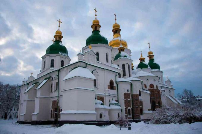 Katedrala sv. Sofije u Kijevu, izgrađena prvo u 11. stoljeću prije Krista.