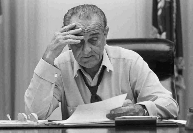 Fotografija Lyndona Johnsona 1968. godine