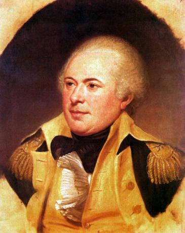 Portret generala Jamesa Wilkinsona, višeg časnika američke vojske, 1800-1812.