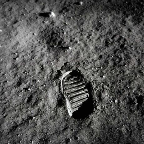 Otisak stopala na Mjesecu tijekom misije Apollo 11