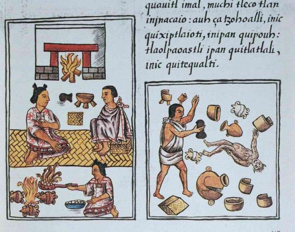 Firentinski kodeks, Nahuatl i Španjolski