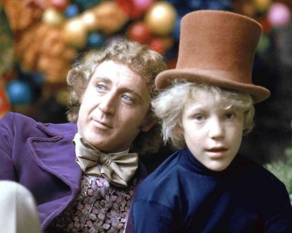 Gene Wilder i Peter Ostrum u liku kao Willy Wonka i Charlie