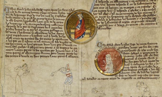Alfred Veliki i Æthelflæd, 13. stoljeće