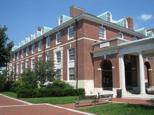 Mergenthaler Hall na Sveučilištu Johns Hopkins